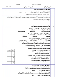 نمونه سوال امتحانی مداد و کاغذی مطالعات اجتماعی فصل 4 تا 6 پایه ششم